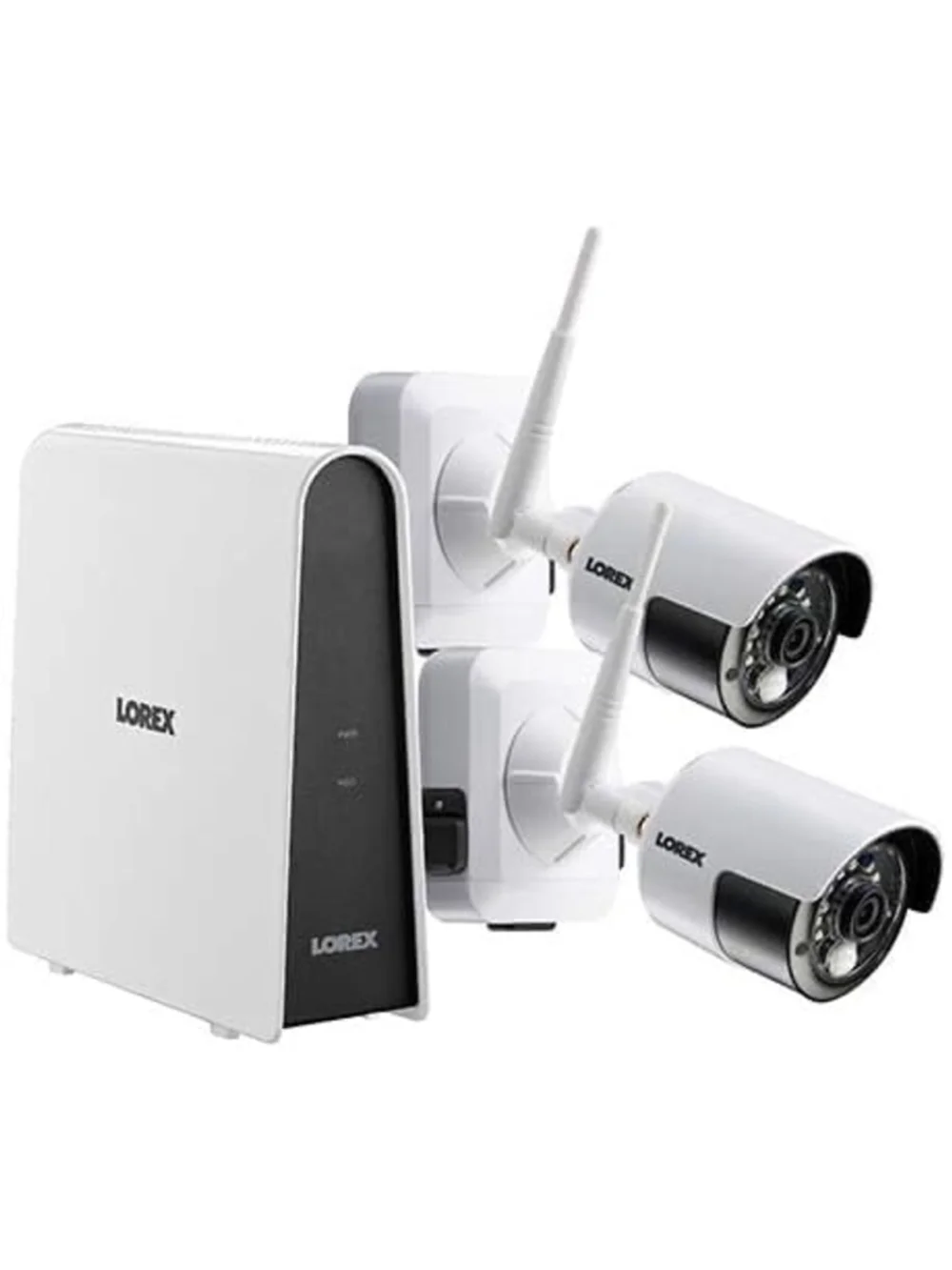 Lorex HD Wire-Free Security System 2 Cameras Wireless 1080p DVR 32GB